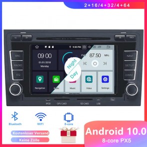 Android 10 Autoradio Lecteur DVD GPS Compatible pour Audi A4 B6/B7 (2000-2008)-1