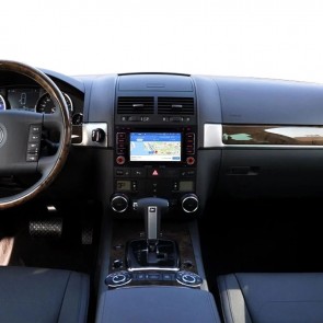 VW Touareg Android 10.0 Autoradio DVD GPS avec Ecran tactile Commande au volant et Kit mains libres Bluetooth Micro DAB CD SD USB 4G WiFi TV MirrorLink OBD2 Carplay - Android 10 Autoradio Lecteur DVD GPS Compatible pour VW Touareg (2003-2010)