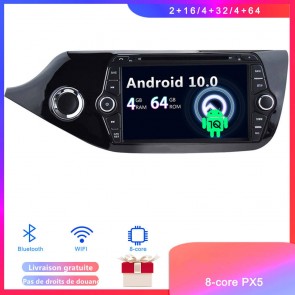 Android 10 Autoradio Lecteur DVD GPS Compatible pour Kia Ceed (2012-2018)-1