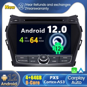 Android 12 Autoradio Lecteur DVD GPS Compatible pour Hyundai Santa Fe (2013-2017)-1