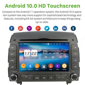 Android 10.0 Lecteur DVD GPS Radio Stéréo Navigation pour Hyundai Sonata (2004-2009)-1