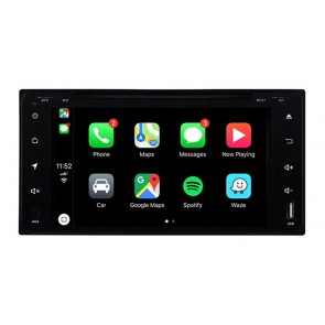Toyota Yaris Android 10.0 Autoradio DVD GPS avec 8-Core 4Go+64Go Bluetooth Parrot Telecommande au Volant Micro DSP CD SD USB DAB 4G LTE WiFi TV MirrorLink OBD2 CarPlay - 7
