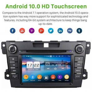 7" Android 10.0 Lecteur DVD GPS Radio Stéréo Navigation pour Mazda CX-7 (2006-2013)-1