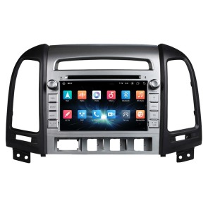 Hyundai Santa Fe Android 13.0 Autoradio DVD GPS avec 8Go+128Go Bluetooth Telecommande au Volant DSP USB DAB 4G WiFi OBD2 CarPlay - 7