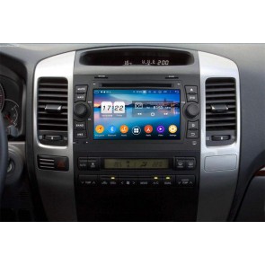 Toyota Land Cruiser Prado J120 Android 10.0 Autoradio DVD GPS avec 8-Core 4Go+64Go Bluetooth Parrot Telecommande au Volant DSP CD SD USB DAB 4G LTE WiFi CarPlay - 7