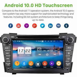 7" Android 10.0 Lecteur DVD GPS Radio Stéréo Navigation pour Hyundai i40 (De 2011)-1