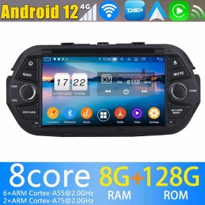 7" Android 13.0 Lecteur DVD GPS Radio Stéréo Navigation pour Fiat Tipo (2015-2018)-1