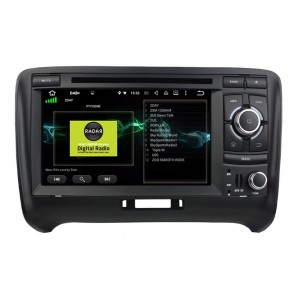Audi TT Android 10.0 Autoradio DVD GPS avec 8-Core 4Go+64Go Bluetooth Parrot Telecommande au Volant Micro DSP CD SD USB DAB 4G LTE WiFi TV MirrorLink OBD2 CarPlay - 7