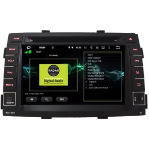 Kia Sorento Android 10.0 Autoradio DVD GPS avec 8-Core 4Go+64Go Bluetooth Parrot Telecommande au Volant Micro DSP CD SD USB DAB 4G LTE WiFi TV MirrorLink OBD2 CarPlay - 7