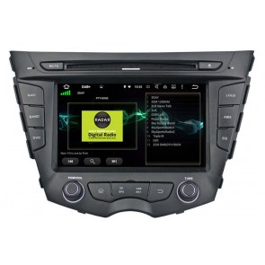 Hyundai Veloster Android 10.0 Autoradio DVD GPS avec 8-Core 4Go+64Go Bluetooth Parrot Telecommande au Volant Micro DSP CD SD USB DAB 4G LTE WiFi TV MirrorLink OBD2 CarPlay - 7