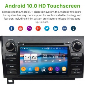 7" Android 10.0 Lecteur DVD GPS Radio Stéréo Navigation pour Toyota Tundra (2007-2013)-1