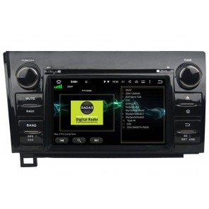 Toyota Sequoia Android 10.0 Autoradio DVD GPS avec 8-Core 4Go+64Go Bluetooth Parrot Telecommande au Volant Micro DSP CD SD USB DAB 4G LTE WiFi MirrorLink OBD2 CarPlay - 7