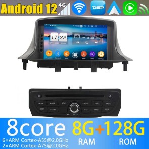 7" Android 13.0 Lecteur DVD GPS Radio Stéréo Navigation pour Renault Mégane III (De 2009)-1
