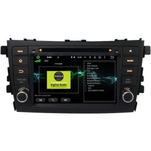 Suzuki Celerio Android 10.0 Autoradio DVD GPS avec 8-Core 4Go+64Go Bluetooth Parrot Telecommande au Volant Micro DSP CD SD USB DAB 4G LTE WiFi MirrorLink OBD2 CarPlay - 7