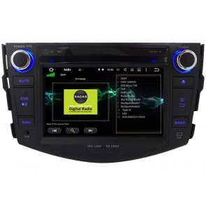 Toyota RAV4 Android 10.0 Autoradio DVD GPS avec 8-Core 4Go+64Go Bluetooth Parrot Telecommande au Volant Micro DSP CD SD USB DAB 4G LTE WiFi TV MirrorLink OBD2 CarPlay - 7