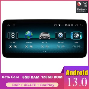 12,3" Android 13 Autoradio Système GPS Stéréo Lecteur Multimédia de Voiture pour Mercedes GLA X156 (De 2014)-1