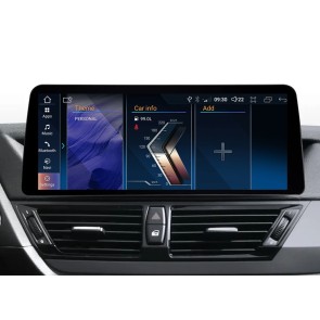 BMW X1 E84 Android 14.0 Autoradio DVD GPS avec 8-Core 8Go+128Go Écran Tactile Commande au Volant DAB AUX USB WiFi 4G LTE CarPlay Android Auto - 12,3