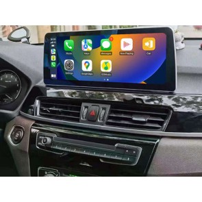 BMW X1 F48 Android 14.0 Autoradio DVD GPS avec 8-Core 8Go+128Go Écran Tactile Commande au Volant DAB AUX USB WiFi 4G LTE CarPlay Android Auto - 12,3