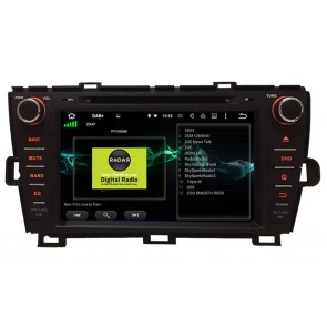 Toyota Prius Android 10.0 Autoradio DVD GPS avec 8-Core 4Go+64Go Bluetooth Parrot Telecommande au Volant Micro DSP CD SD USB DAB 4G LTE WiFi TV MirrorLink OBD2 CarPlay - 8