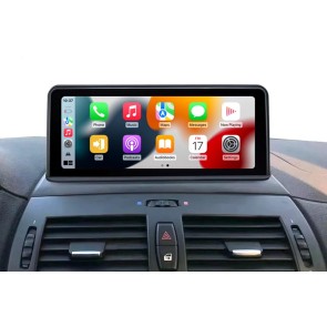 BMW X3 E83 Android 14.0 Autoradio DVD GPS avec 8-Core 8Go+128Go Écran Tactile Commande au Volant DAB AUX USB WiFi 4G LTE CarPlay Android Auto - 10,25