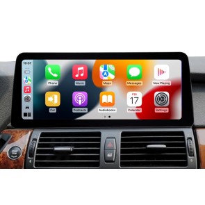 BMW X5 E70 Android 14.0 Autoradio DVD GPS avec 8-Core 8Go+128Go Écran Tactile Commande au Volant DAB AUX USB WiFi 4G LTE CarPlay Android Auto - 12,3