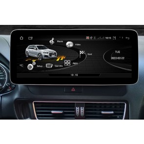Audi Q5 Android 14.0 Autoradio DVD GPS avec 8Go+128Go Commande au Volant DAB WiFi 4G CarPlay Android Auto - 12,3