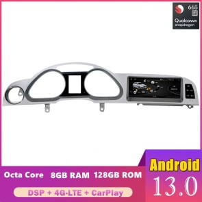 8,8" Android 13 Autoradio Système GPS Stéréo Lecteur Multimédia de Voiture pour Audi A6 C6 (De 2004)-1