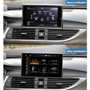 Audi A6 A7 Android 13.0 Autoradio DVD GPS avec 8-Core 8Go+128Go Écran Tactile Commande au Volant Micro DAB USB WiFi 4G LTE CarPlay Android Auto - 9