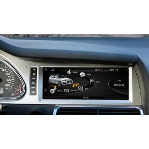 Audi Q7 Android 14.0 Autoradio DVD GPS avec 8Go+128Go Commande au Volant DAB WiFi 4G CarPlay Android Auto - 10,25