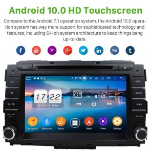 8" Android 10.0 Lecteur DVD GPS Radio Stéréo Navigation pour Kia Carnival (2014-2018)-1