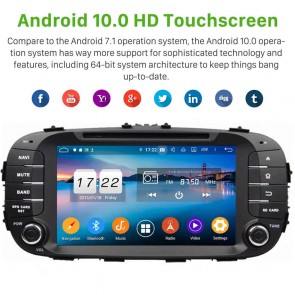 8" Android 10.0 Lecteur DVD GPS Radio Stéréo Navigation pour Kia Soul (2014-2018)-1
