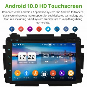 8" Android 10.0 Lecteur DVD GPS Radio Stéréo Navigation pour Honda HR-V (De 2013)-1