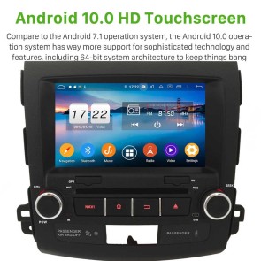 8" Android 10.0 Lecteur DVD GPS Radio Stéréo Navigation pour Citroën C-Crosser (De 2007)-1