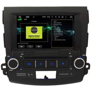 Peugeot 4007 Android 10.0 Autoradio DVD GPS avec 8-Core 4Go+64Go Bluetooth Parrot Telecommande au Volant Micro DSP CD SD USB DAB 4G LTE WiFi TV MirrorLink OBD2 CarPlay - 8