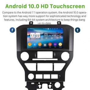 8" Android 10.0 Lecteur DVD GPS Radio Stéréo Navigation pour Ford Mustang (De 2015)-1