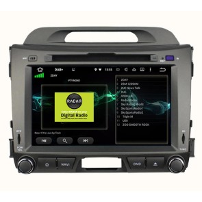 Kia Sportage Android 13.0 Autoradio DVD GPS avec 8Go+128Go Bluetooth Telecommande au Volant DSP USB DAB 4G WiFi OBD2 CarPlay - 8