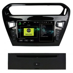 Peugeot 301 Android 10.0 Autoradio DVD GPS avec 8-Core 4Go+64Go Bluetooth Parrot Telecommande au Volant Micro DSP CD SD USB DAB 4G LTE WiFi TV MirrorLink OBD2 CarPlay - 8