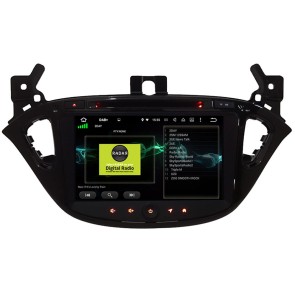 Opel Corsa E Android 10.0 Autoradio DVD GPS avec 8-Core 4Go+64Go Bluetooth Parrot Telecommande au Volant Micro DSP CD SD USB DAB 4G LTE WiFi TV MirrorLink OBD2 CarPlay - 8