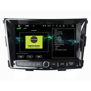 SsangYong Tivoli Android 10.0 Autoradio DVD GPS avec 8-Core 4Go+64Go Bluetooth Parrot Telecommande au Volant Micro DSP CD SD USB DAB 4G LTE WiFi TV MirrorLink OBD2 CarPlay - 8