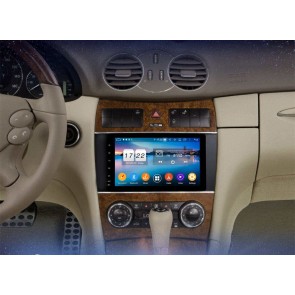 Mercedes CLK W209 Android 10.0 Autoradio DVD GPS avec 8-Core 4Go+64Go Bluetooth Parrot Telecommande au Volant Micro CD SD USB DAB 4G LTE WiFi TV MirrorLink CarPlay - 8