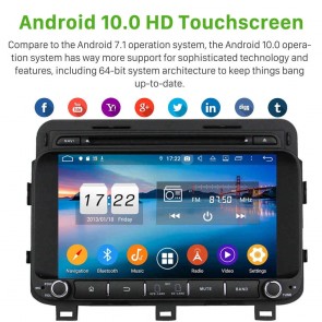 8" Android 10.0 Lecteur DVD GPS Radio Stéréo Navigation pour Kia Optima (2014-2015)-1