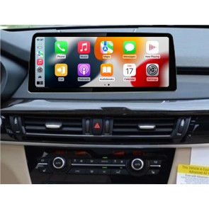 BMW X5 F15 Android 14.0 Autoradio DVD GPS avec 8-Core 8Go+128Go Écran Tactile Commande au Volant DAB AUX USB WiFi 4G LTE CarPlay Android Auto - 12,3
