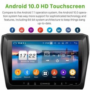 9" Android 10.0 Lecteur DVD GPS Radio Stéréo Navigation pour Suzuki Swift (De 2017)-1