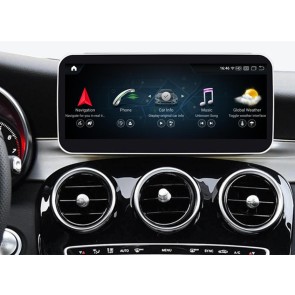 Mercedes GLC X253 Android 13 Autoradio DVD GPS Navigation avec 8-Core 8Go+256Go Écran Tactile Bluetooth 5.0 Telecommande au Volant DSP SWC DAB WiFi 4G LTE CarPlay - 12,5