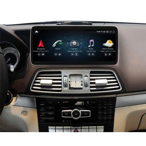 Mercedes C207/A207 Android 13 Autoradio DVD GPS Navigation avec 8-Core 8Go+256Go Écran Tactile Bluetooth 5.0 Telecommande au Volant DSP SWC DAB WiFi 4G LTE CarPlay - 12,5