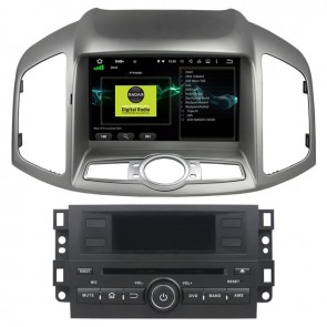 Chevrolet Captiva Android 10.0 Autoradio DVD GPS avec 8-Core 4Go+64Go Bluetooth Parrot Telecommande au Volant Micro DSP CD SD USB DAB 4G LTE WiFi OBD2 CarPlay - 8