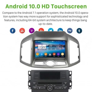 8" Android 10.0 Lecteur DVD GPS Radio Stéréo Navigation pour Chevrolet Captiva (2012-2017)-1
