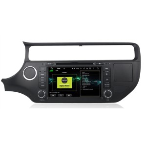 Kia Rio Android 13.0 Autoradio DVD GPS avec 8Go+128Go Bluetooth Telecommande au Volant DSP USB DAB 4G WiFi OBD2 CarPlay - 8