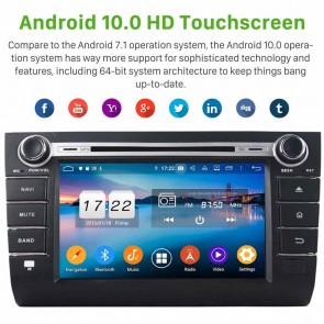 8" Android 10.0 Lecteur DVD GPS Radio Stéréo Navigation pour Suzuki Swift (2004-2010)-1