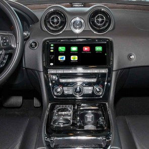 Jaguar XJ X351 Android 10 Autoradio DVD GPS avec 8-Core 8Go+64Go Écran Tactile HD Commande au Volant Micro DAB SD USB DSP WiFi 4G LTE CarPlay - 10,25